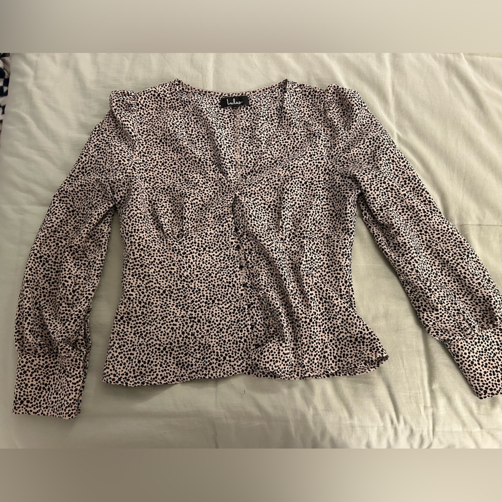 Lulu’s button up long sleeve blouse